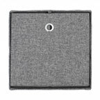 Chroma Foldable Grey Cube Organiser Box with Lid