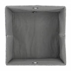 Chroma Foldable Grey Cube Organiser Box with Lid