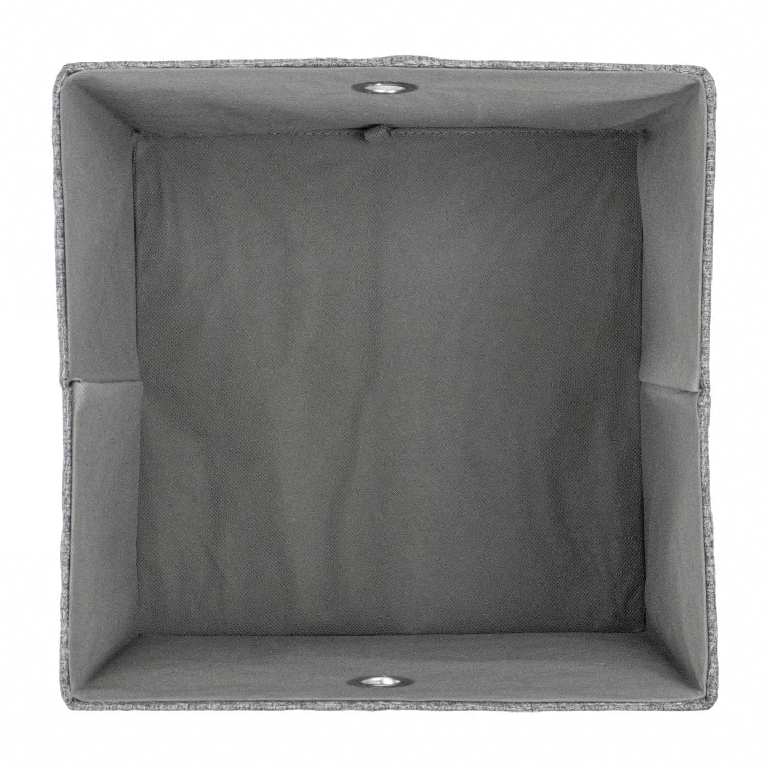 Chroma Foldable Grey Cube Organiser Box with Lid