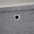 Chroma Foldable Grey Cube Organiser Box with Lid