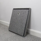 Chroma Foldable Grey Cube Organiser Box with Lid