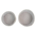 Shiro Set of 2 Boucle Fabric Round Baskets
