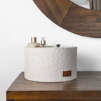 Shiro Set of 2 Boucle Fabric Round Baskets