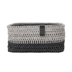 Kenzi Set of 2 Light Grey Rectangular Baskets
