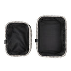 Kenzi Set of 2 Light Grey Rectangular Baskets
