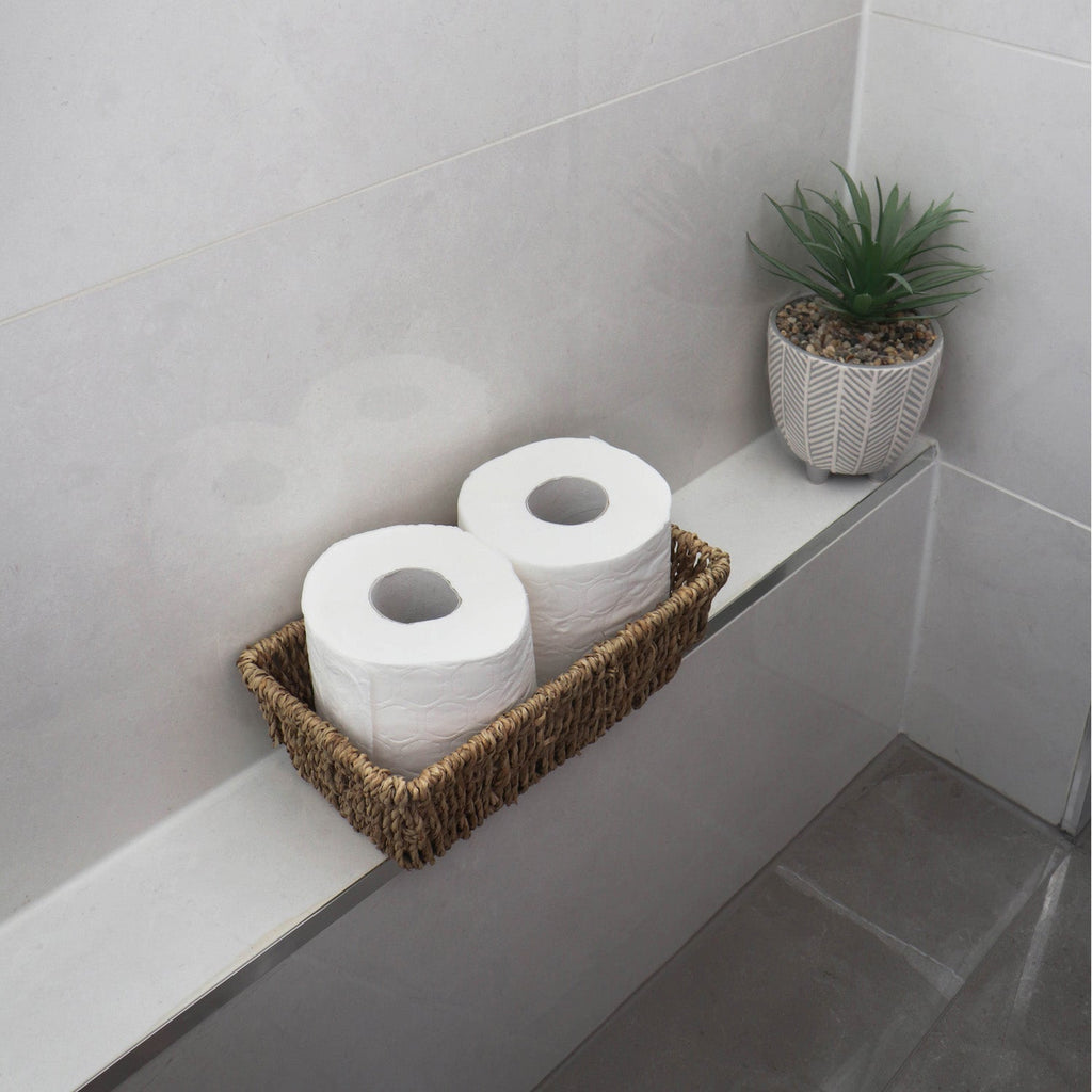 Seagrass Set of 3 Rectangular Tapered Storage Baskets