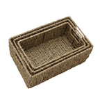 Seagrass Set of 3 Rectangular Storage Baskets