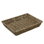 Set of 6 Seagrass Rectangular Storage Tray