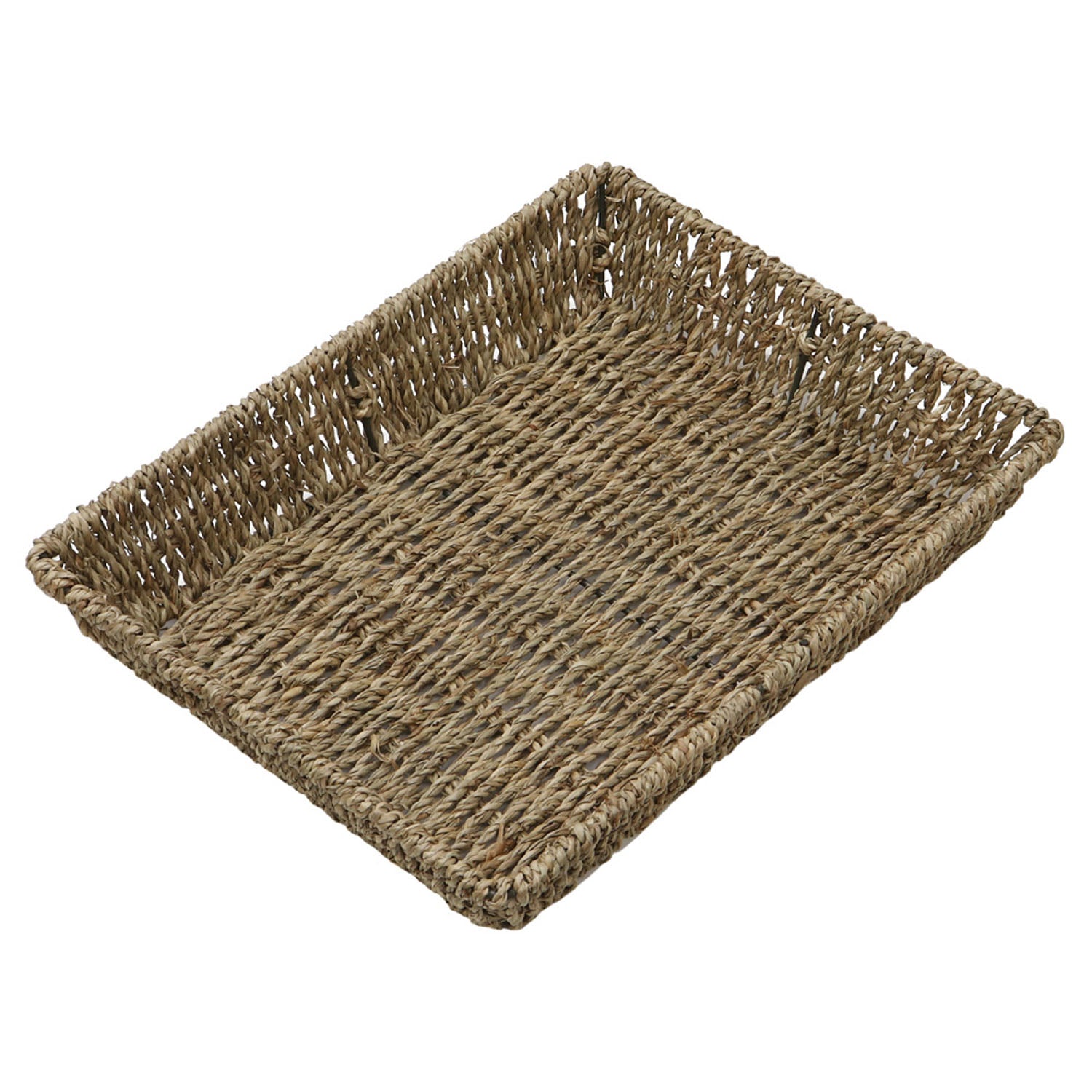 Set of 6 Seagrass Rectangular Storage Tray