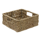 Seagrass Set of 3 Square Storage Baskets