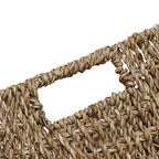 Seagrass Set of 3 Square Storage Baskets