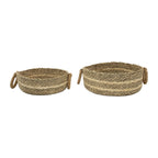 Palma Natural Set of 2 Natural Storage Baskets