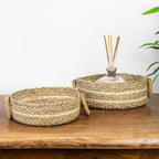 Palma Natural Set of 2 Natural Storage Baskets