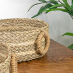 Palma Natural Set of 2 Natural Storage Baskets