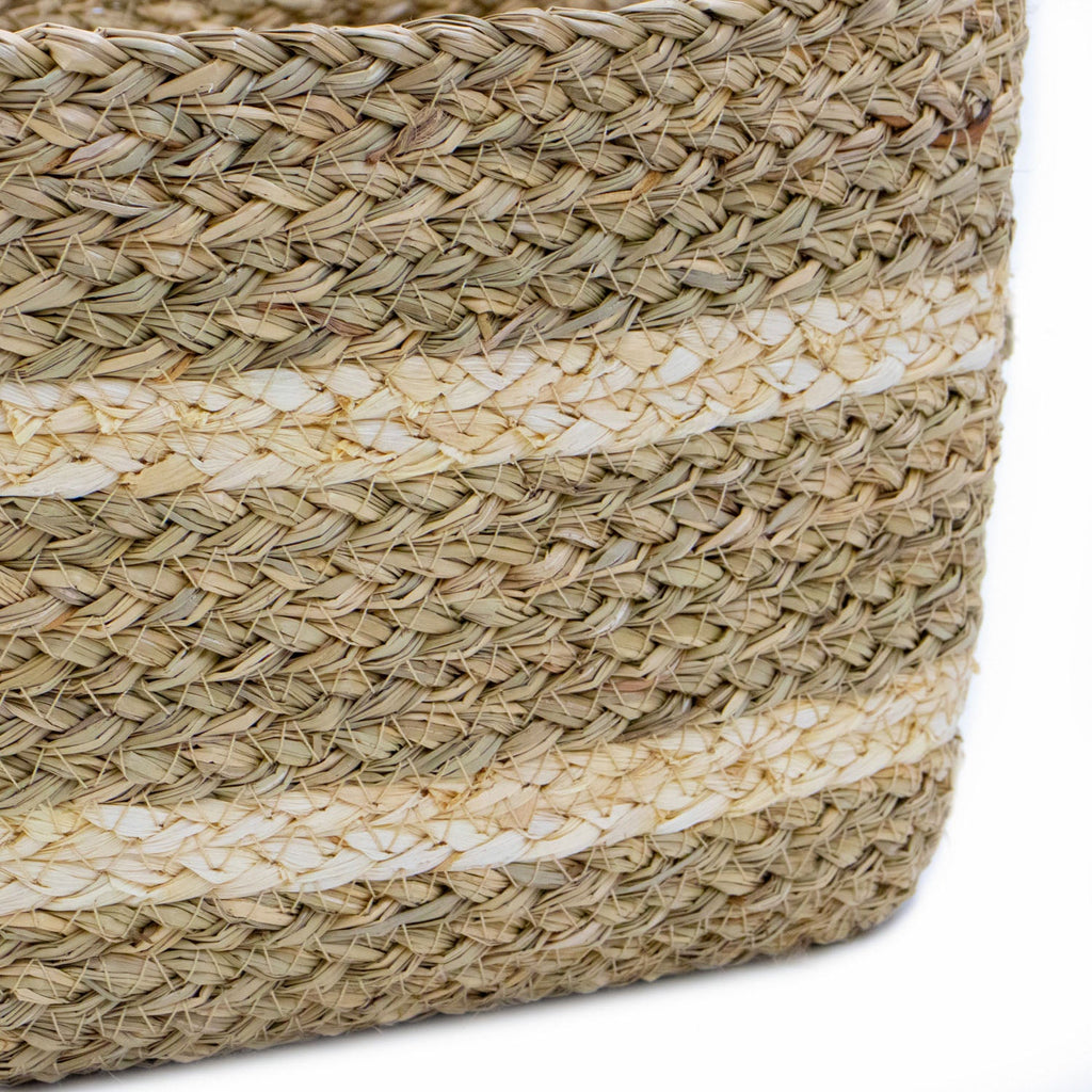 Palma Natural Large Rectangular Storage Basket