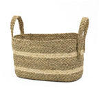 Palma Natural Medium Rectangular Storage Basket