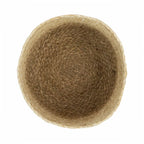 Palma Natural Round Scalloped Storage Basket