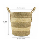 Palma Natural Round Storage Basket