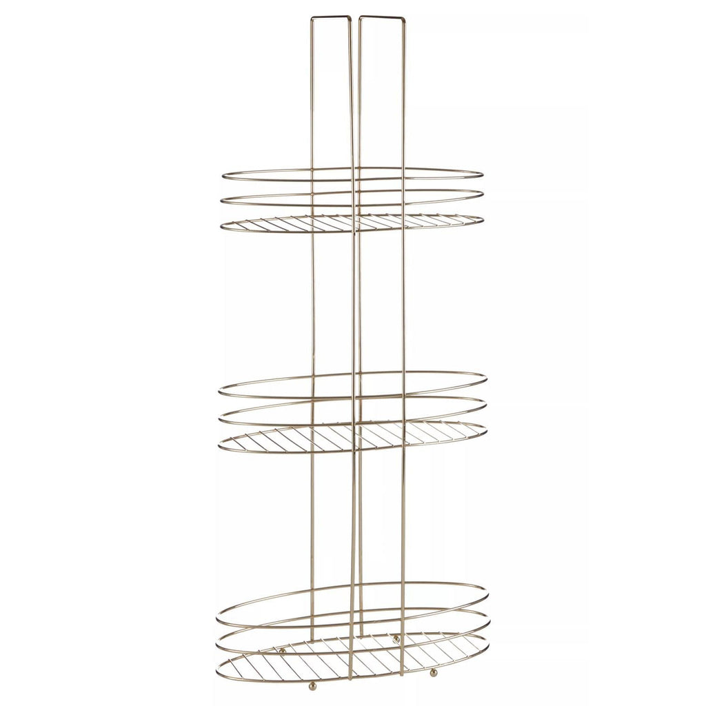 Dara 3 Tier Gold Plated Bathroom Storage Rack