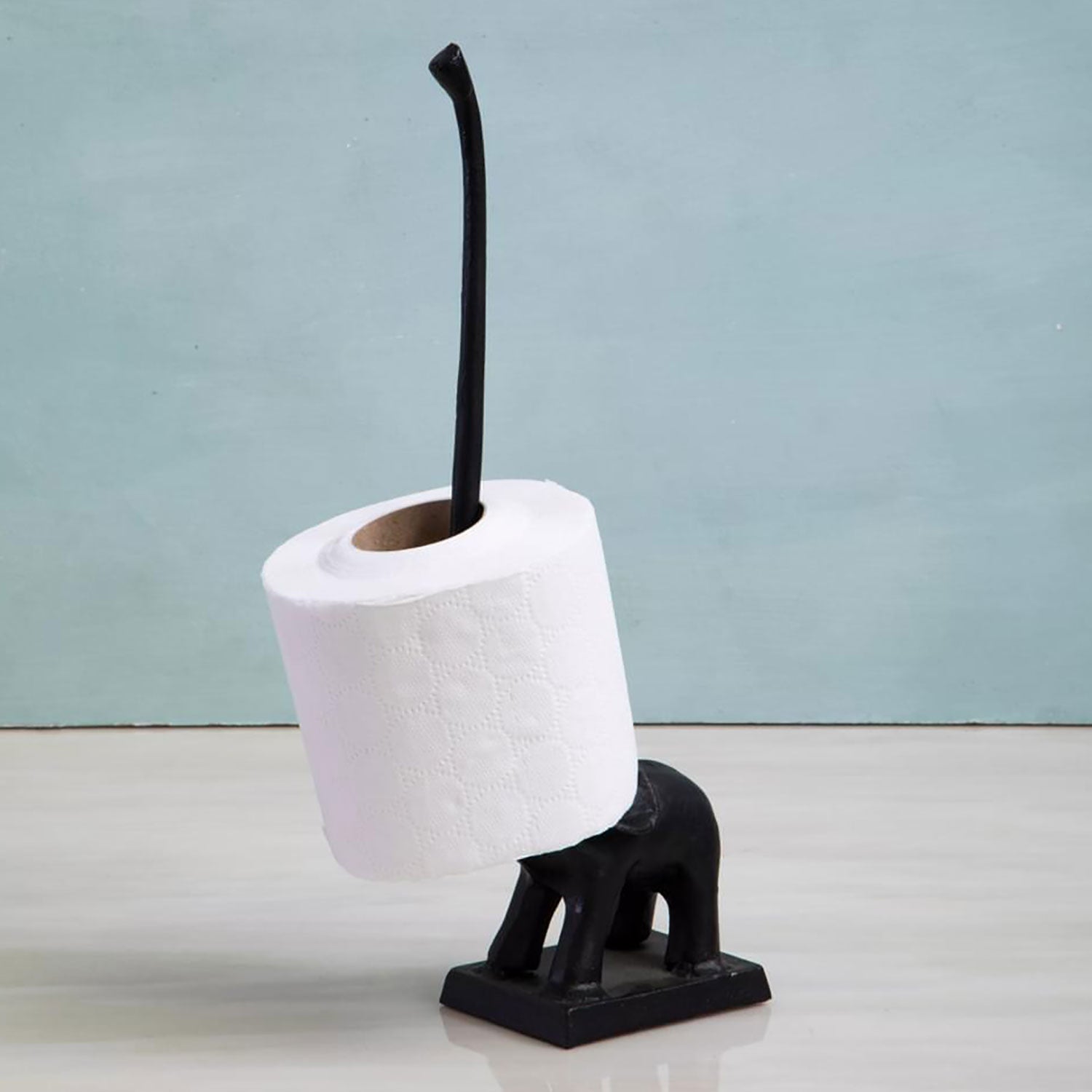 Fauna Black Elephant Toiler Roll Holder