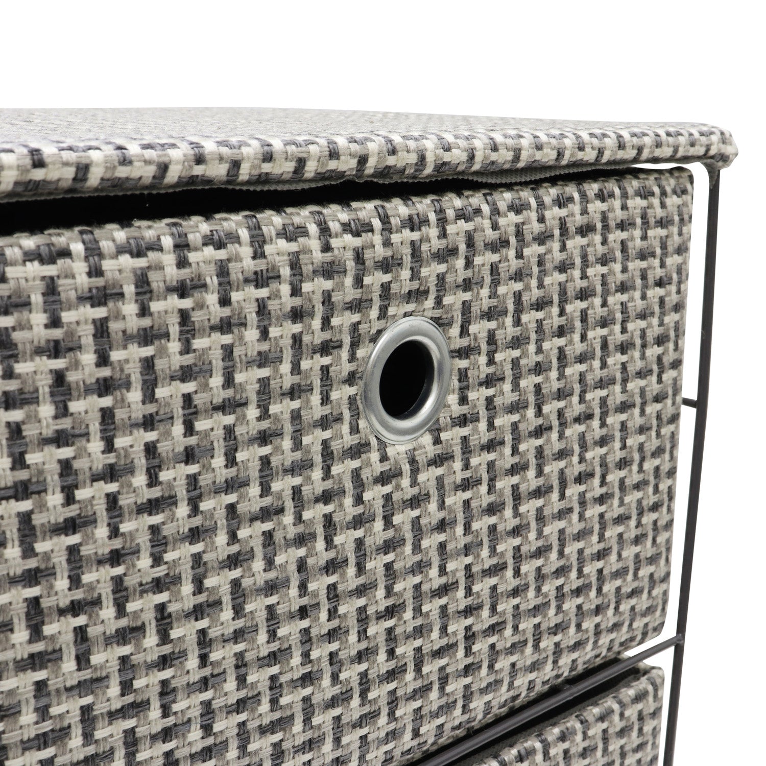 Silva 4 Drawer Wide Fabric Storage Tower