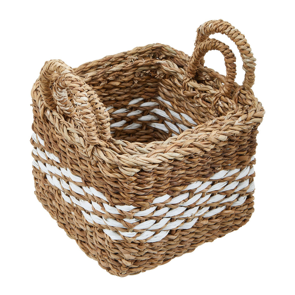 Lidi Set Of Two Square Seagrass Baskets