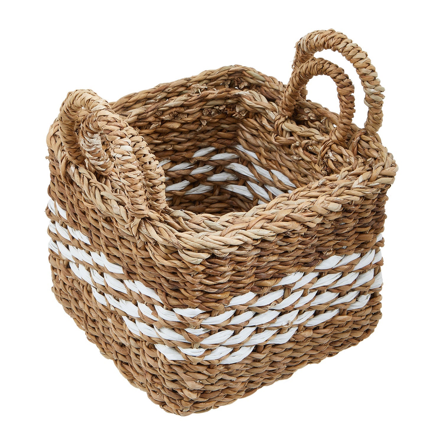 Lidi Set Of Two Square Seagrass Baskets