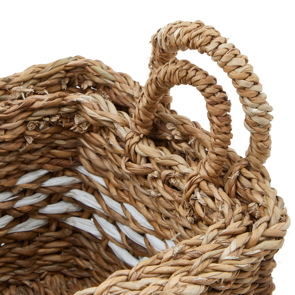 Lidi Set Of Two Square Seagrass Baskets