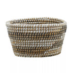 Lidi Set Of Three Oval Handwoven Straw Baskets