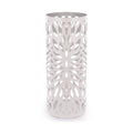 Round Metal Umbrella Stand in White | M&W