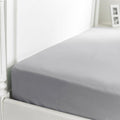 The Lyndon Company Savoy Grey 100% Cotton Sateen 400TC Deep Fitted Sheet (32cm)
