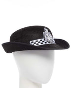 Black Policewoman Hat