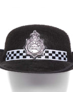 Black Policewoman Hat