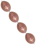 Link-O-Loon Latex Balloons 12" Reflex RoseGld  (50pk)