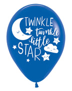 Twinkle Little Star 4 Sided Latex Balloons - 11" (6pk)