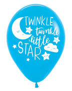 Twinkle Little Star 4 Sided Latex Balloons - 11" (6pk)