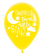 Twinkle Little Star 4 Sided Latex Balloons - 11" (6pk)