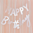 Acrylic Happy Bday Banner - 3m