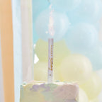 Pink Marble Musical Cake Fountain - 12cm
