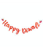 Happy Diwali Paper Letter Banner - 3m