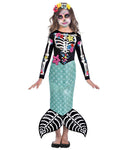 Day of the Dead Mermaid - Childs Costume