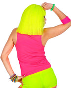 80s Neon Pink Tank Top - Adult Costume