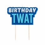 Blue Birthday Twat Candle