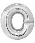O Silver Letter Balloon - 34" Foil