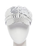 Silver  Sequin Disco Hat