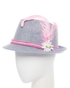 Pink Oktoberfest Fedora Hat