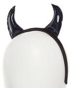 Black Devil Horns Headband