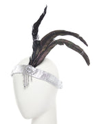 Silver Charleston Flapper Headband