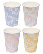 Floral Paper Cups - 266ml (8pk)