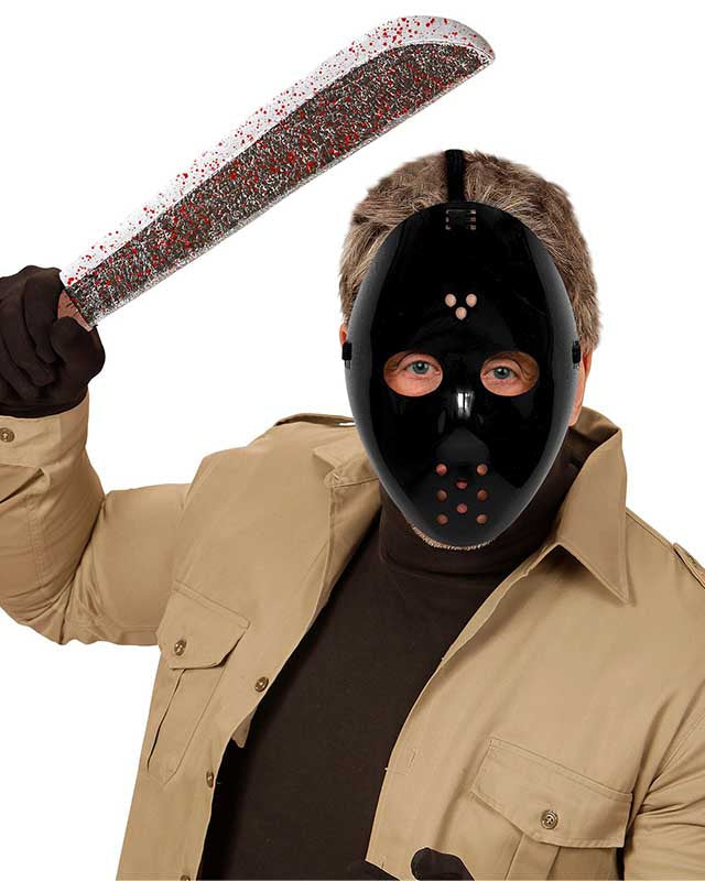 Black Hockey Mask